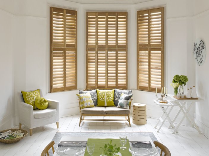 wooden shutter blinds